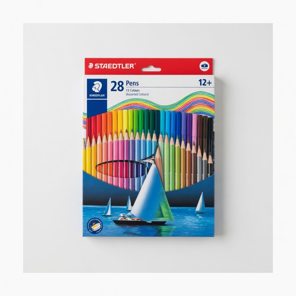 Staedtler 28 Pens 12+ 13 Colours (Assorted Colours)