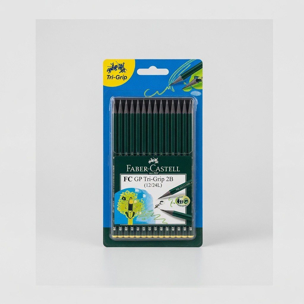 Faber-Castell Super Click Needle Ball Pen 4's