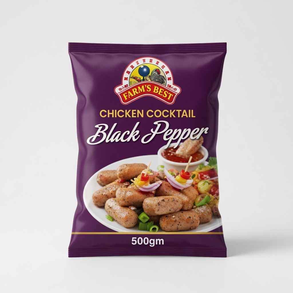 Farm's Best Black Pepper Chicken Cocktail