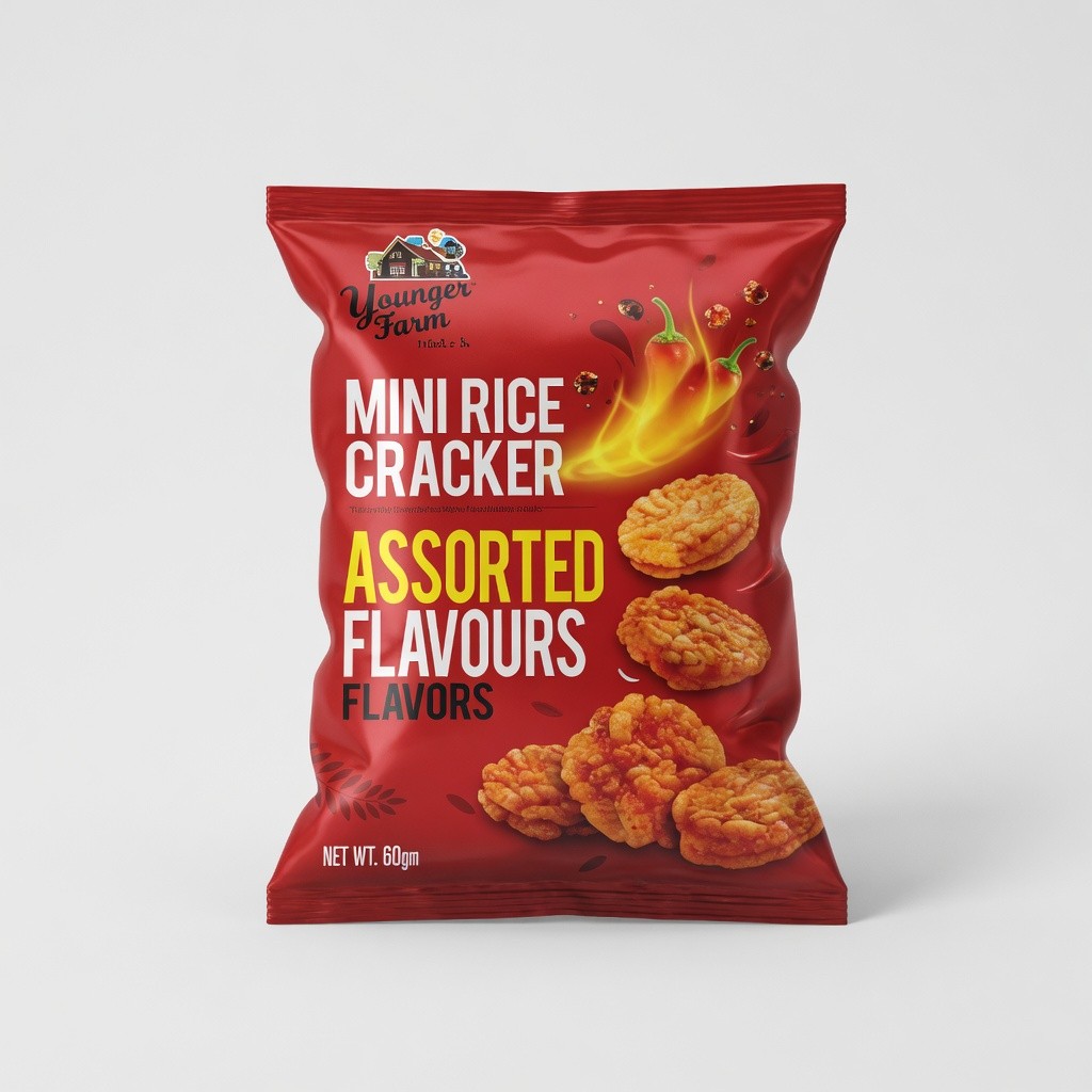 Younger Farm Mini Rice Cracker (Assorted Flavours)