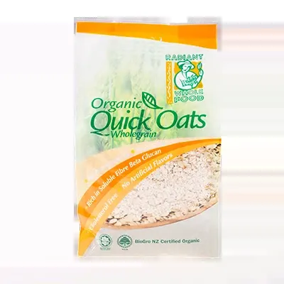 Radiant Organic Quick Oats 500g