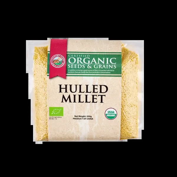 Cfo Organic Hulled Millet Non-Sticky 500g