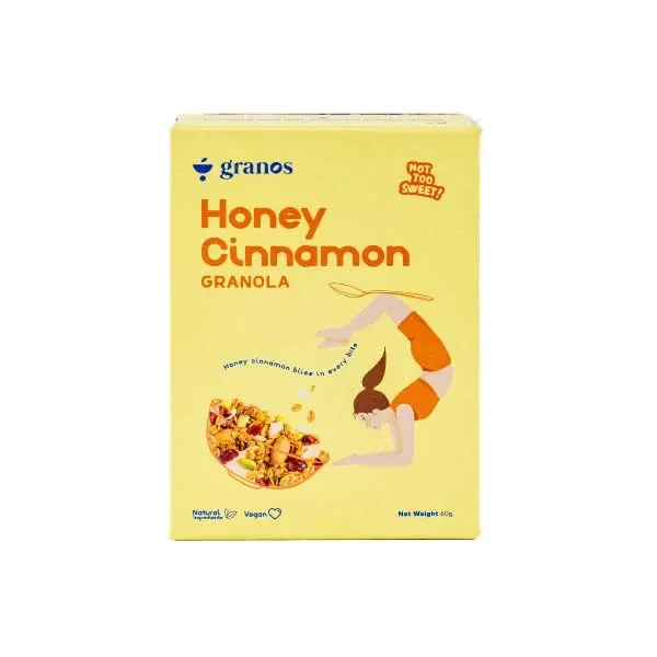 Granos Honey Cinnamon Granola 60g