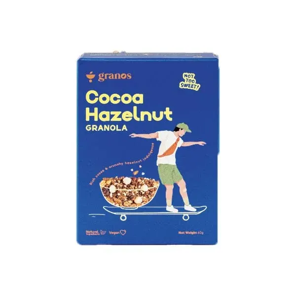 Granos Cocoa Hazelnut Granola 60g