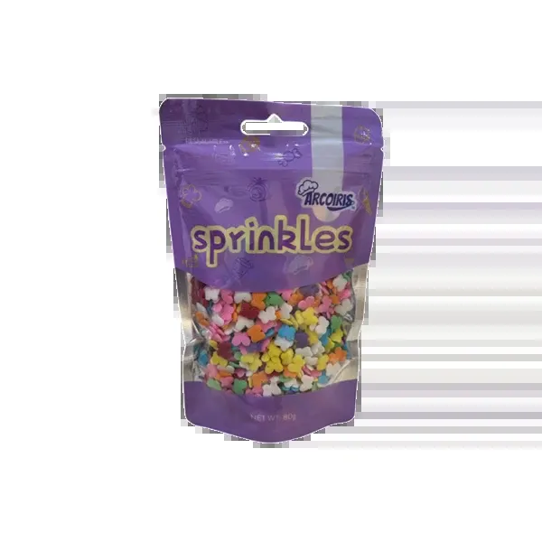 Arcoiris Sprinkles Primary Butterfly Mix 80g