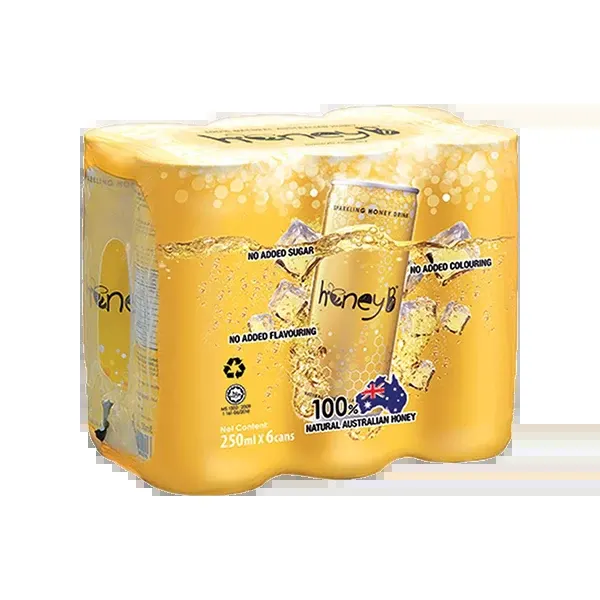 HoneyB Sparkling Honey Black Tea 250ml