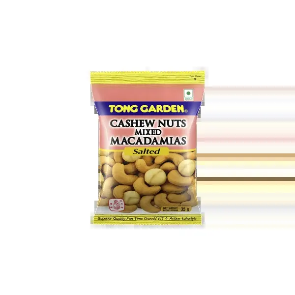 Tg Cashew Nuts Mixed Macadamia Salted 35g