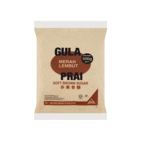 Prai Soft Brown Sugar 500g