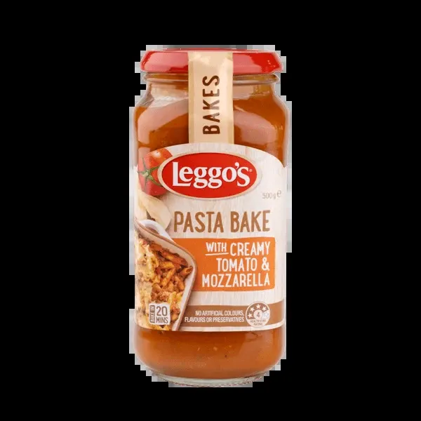 Leggo's Pasta Bake Creamy Tomato & Mozzarella 500g