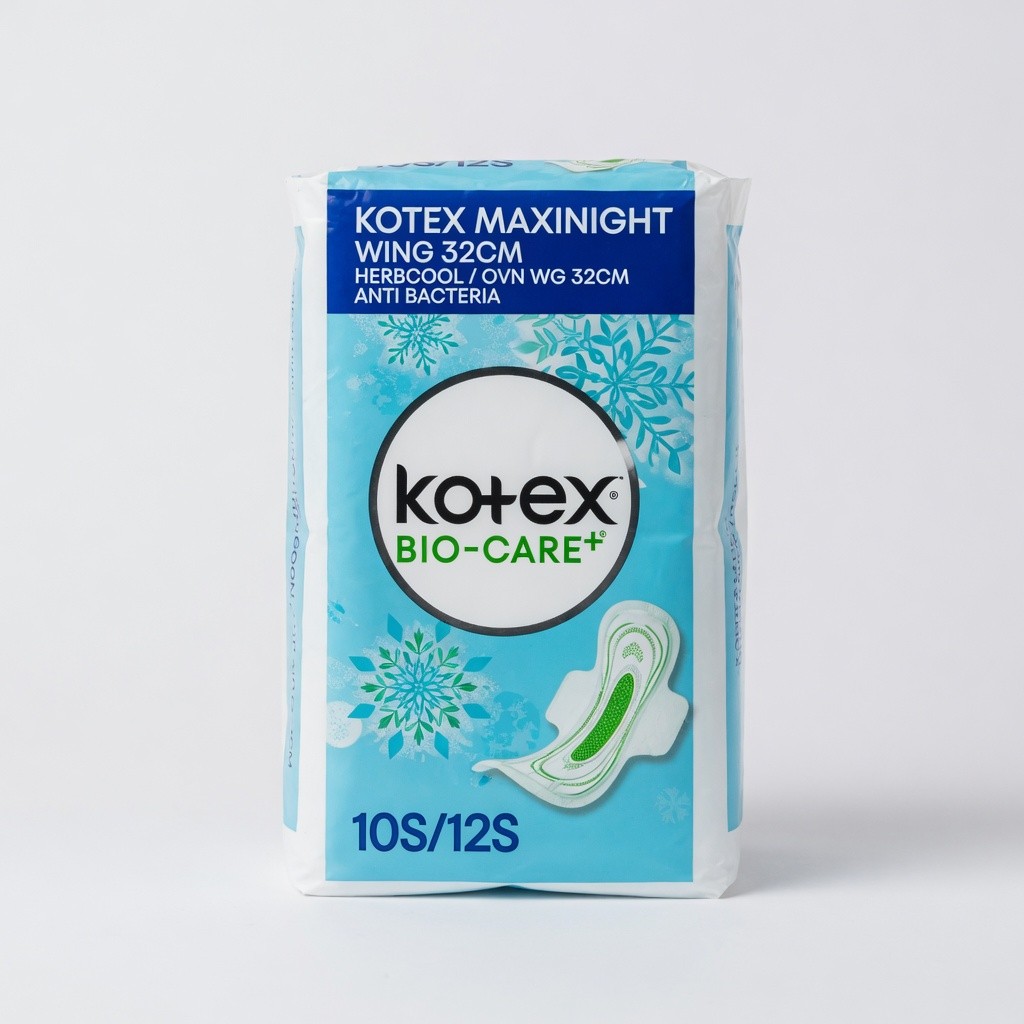 Kotex Maxinight Wing 32cm Herbcool/Ovn Wg 32cm Anti Bacteria