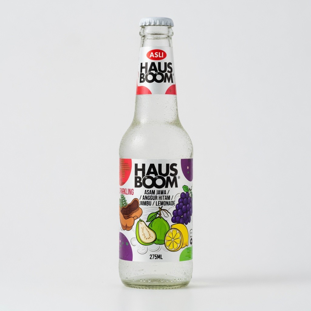 Hausboom Sparkling Asam Jawa/Anggur Hitam/Jambu/Lemonade 275ml