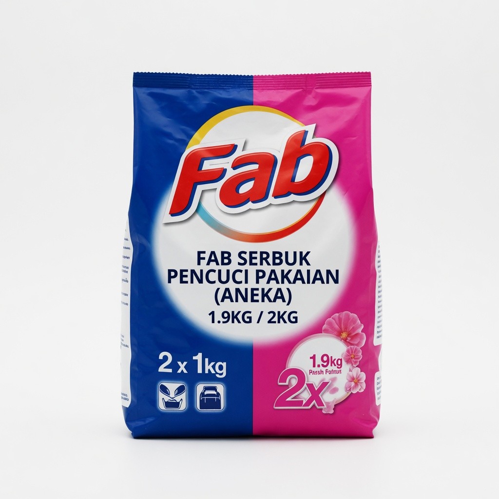 Fab Serbuk Pencuci Pakaian (aneka)