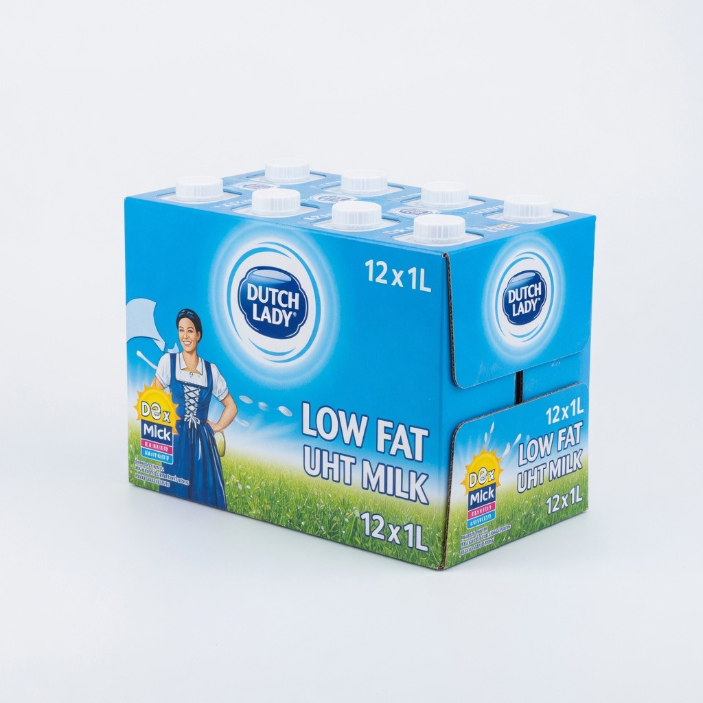 Dutch Lady Low Fat UHT 12×1L
