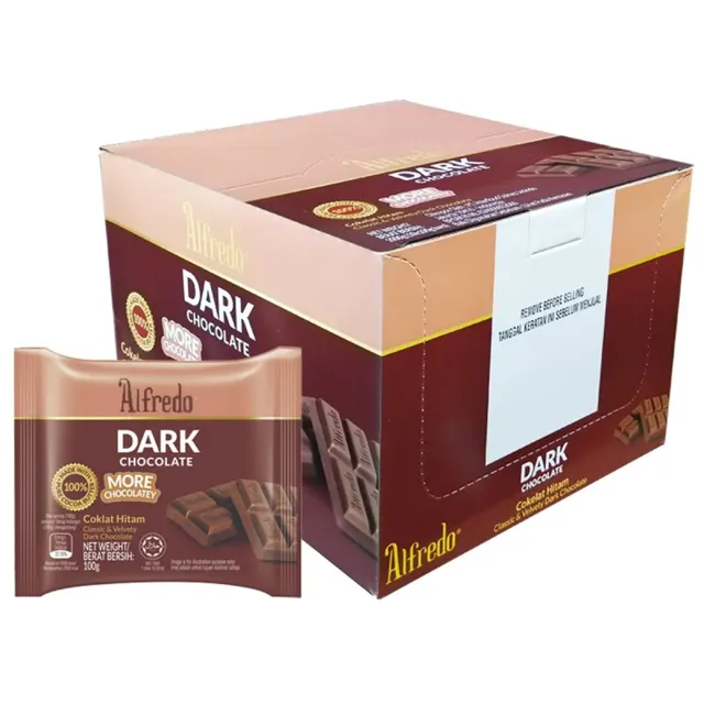 Alfredo Coklat Gelap 10*100g