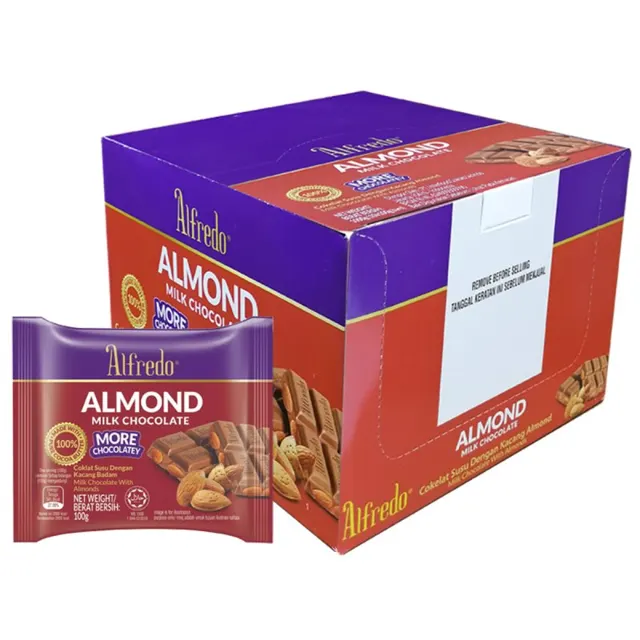 Alfredo Coklat Kacang Badam 10*100g
