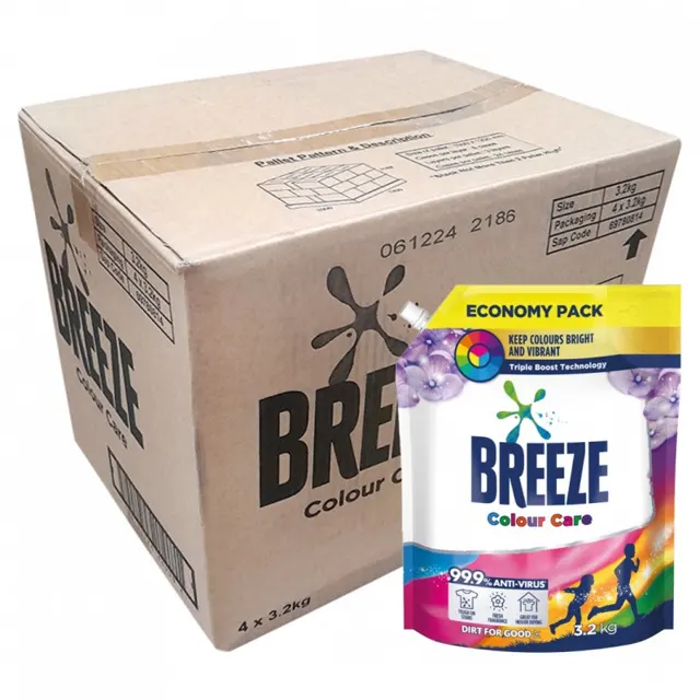 Breeze Pencuci Pnjagn Warna Pek 4*3.2kg