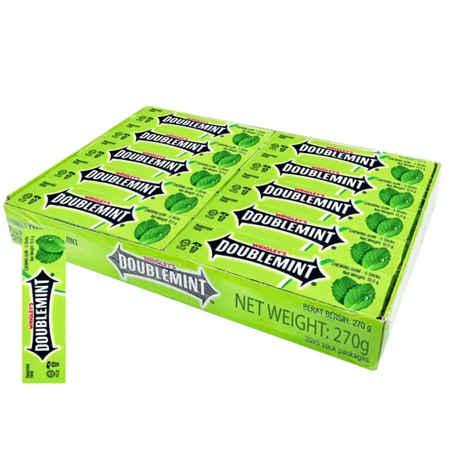 Doublemint Peppermint Gula Getah 20*5s