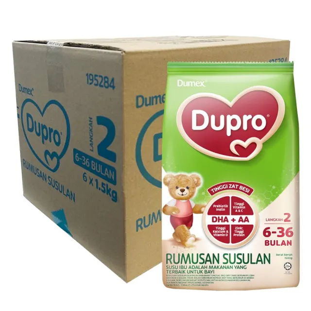Dumex Dupro Susu Tepung Lgkh 2 6*1.5kg