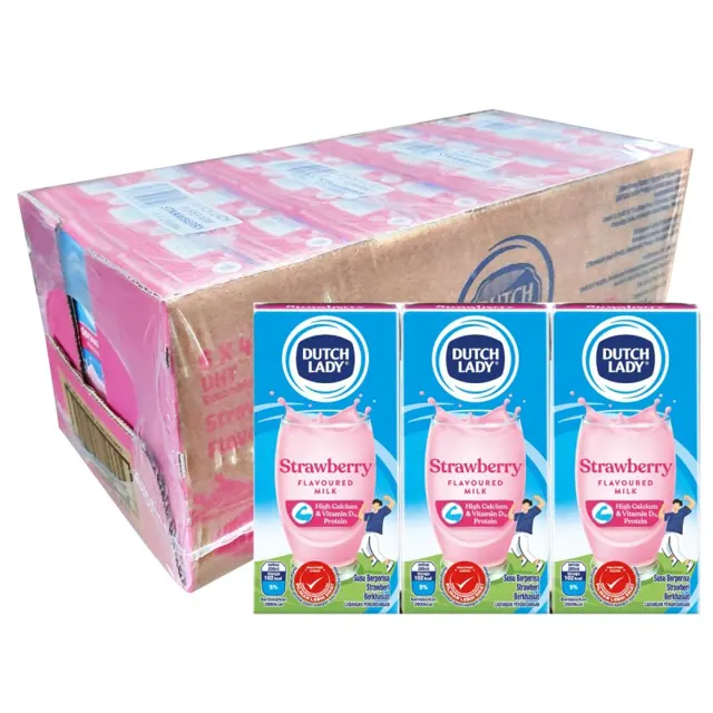 D/lady UHT Milk Strawberry 200mlx6