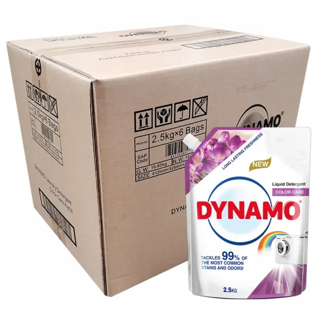 Dynamo Penjagaan Warna Pek 6*2.5kg