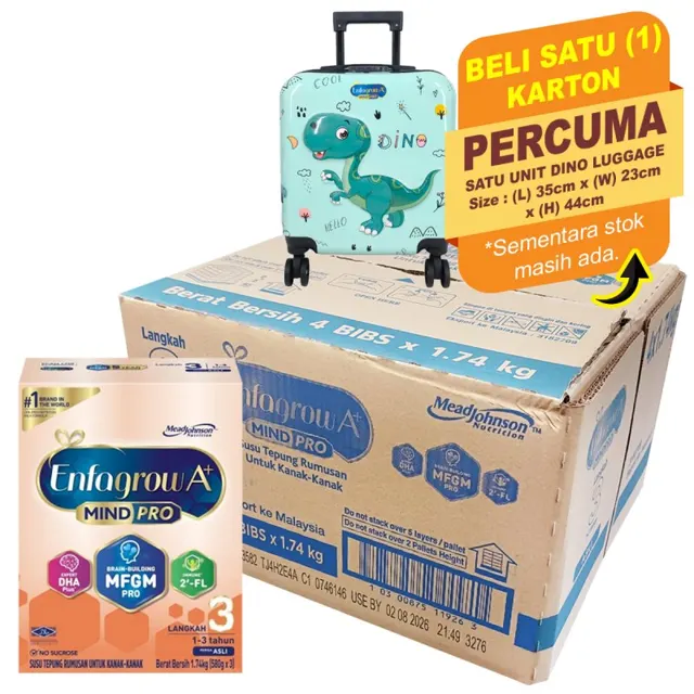 Enfagrow A+ Mindpro Asli Lgkh3 4*1.74kg