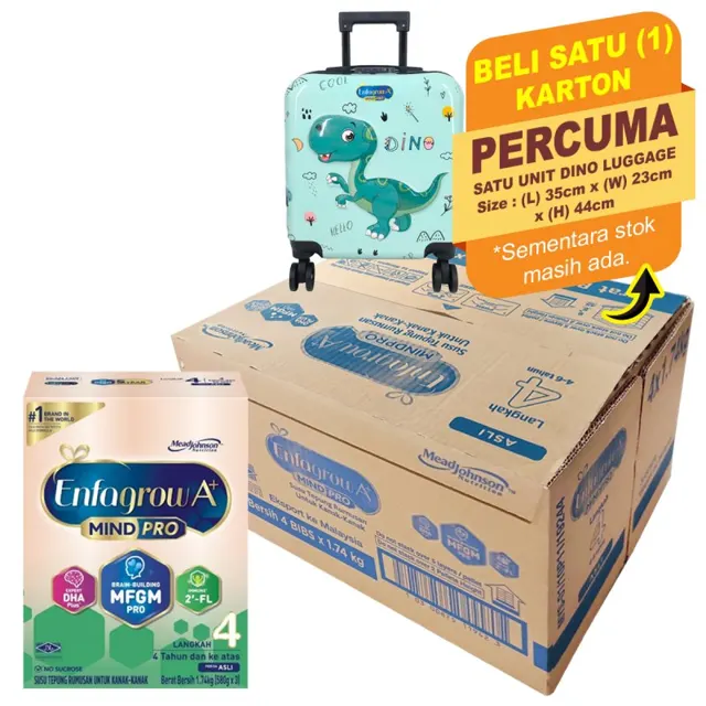 Enfagrow A+ Mindpro Asli Lgkh4 4*1.74kg
