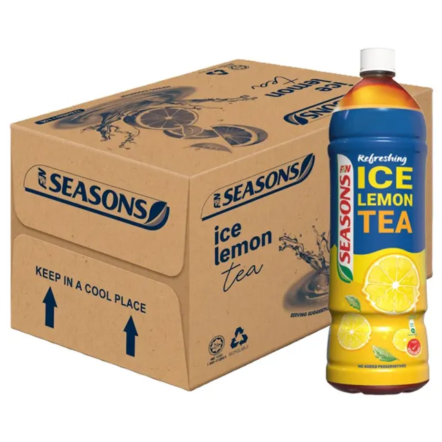F&n Seasons Teh Lemon Ais 12*1.5l