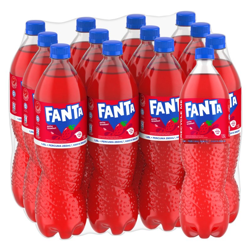 Fanta Strawberi 12*1.25l