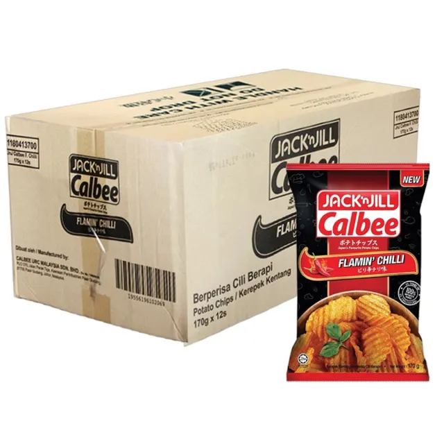 Jack N Jill Calbee Cili Berapi 12*170g