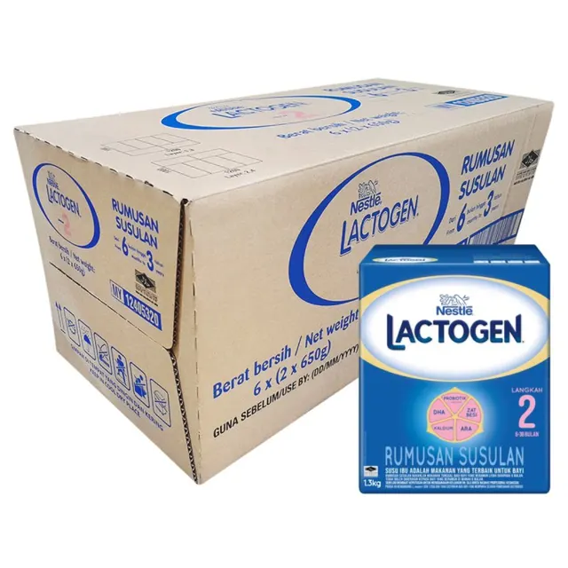 Lactogen Susu Tepung Langkah 2 6*1.3kg