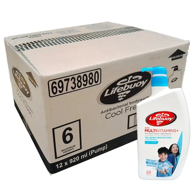 Lifebuoy Sabun Mandi Coolfresh 12*920ml