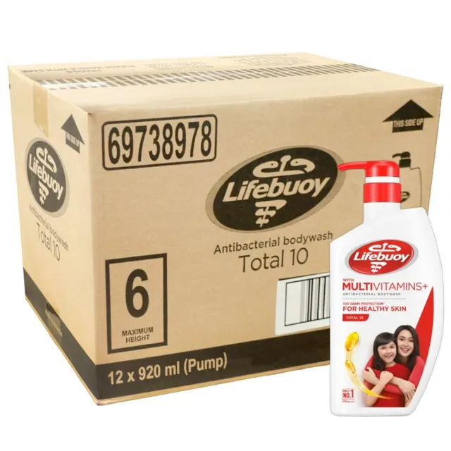 Lifebuoy Total 10 Sabun Mandi 12*920ml