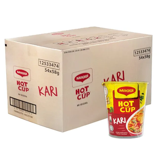 Maggi Hot Cup Mi Kari 54*58g