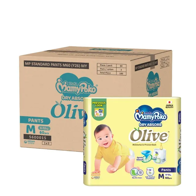 Mamy Poko Pants M Lampin Bayi 3*60s