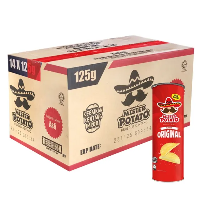 Mister Potato Perisa Asli 14*125g