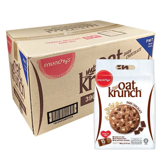Munchys Oat Krunch Coklat Gelap 12*390g