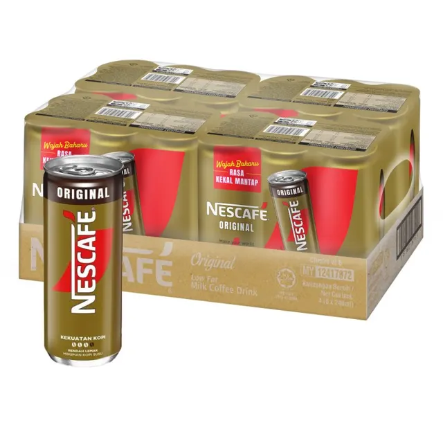 Nescafe Kopi Asli Tin 4*6*240ml