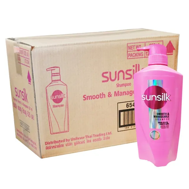 Sunsilk Syampu Licin Terurus 12*625ml