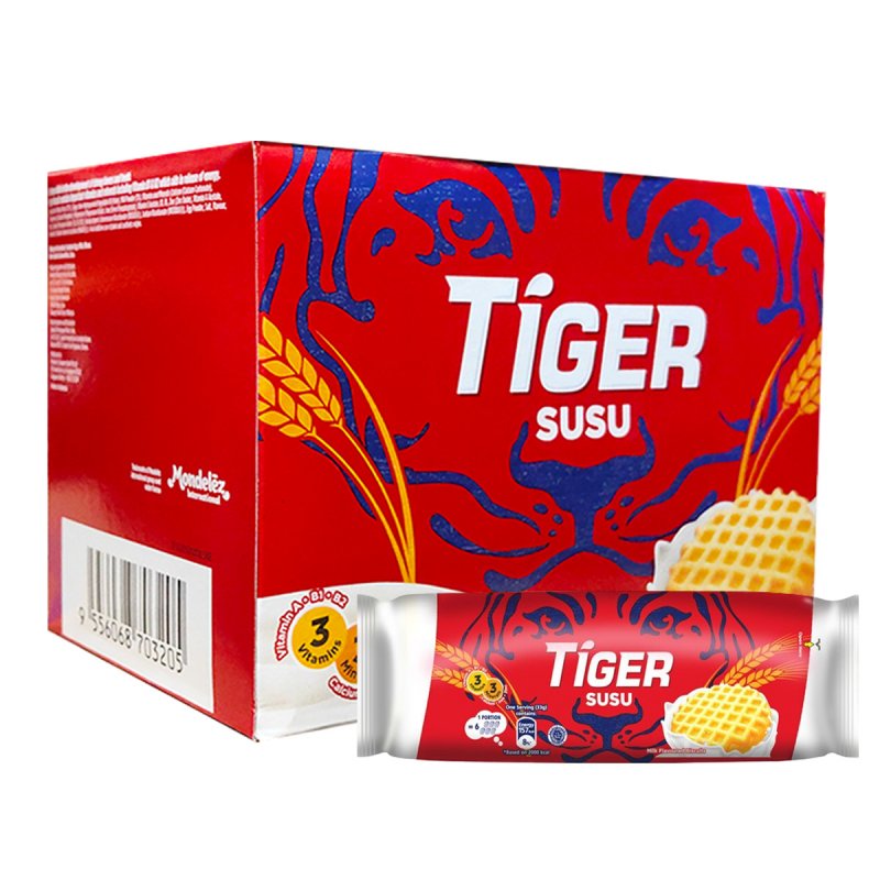 Tiger Biskut Susu 12*75g