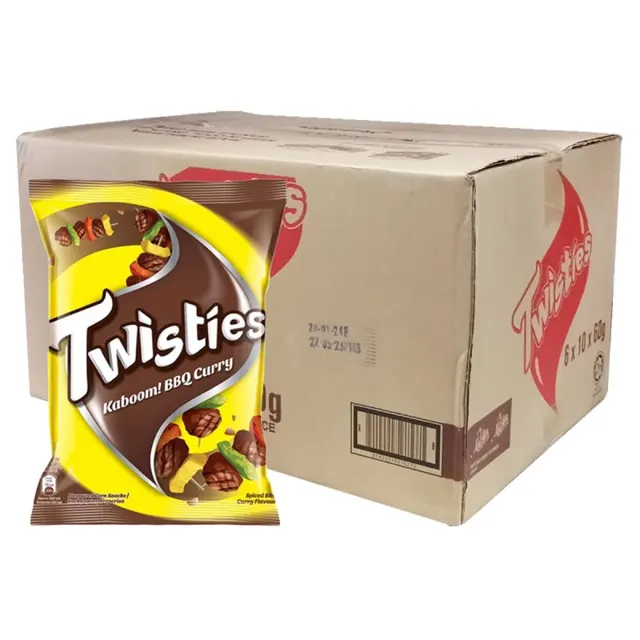 Twisties Perisa Kari Bbq 6*10*60g