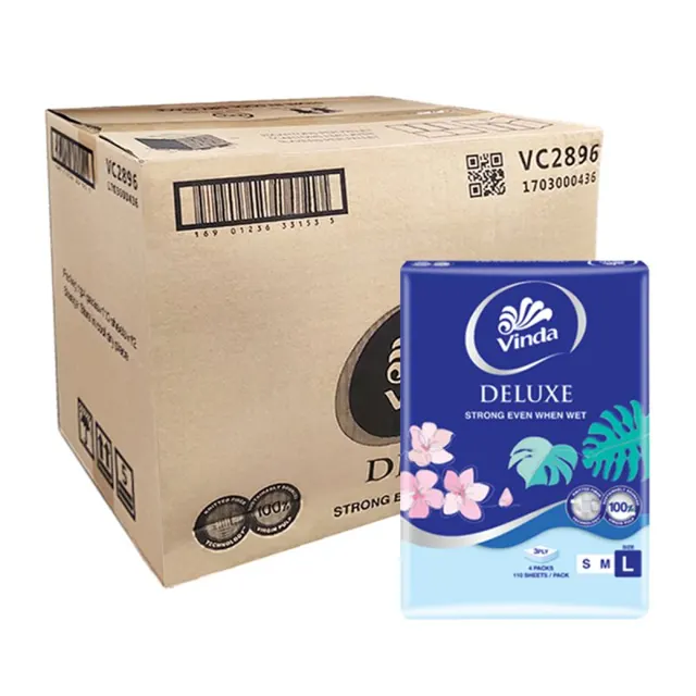 Vinda Deluxe Tisu Muka 12*4*110s