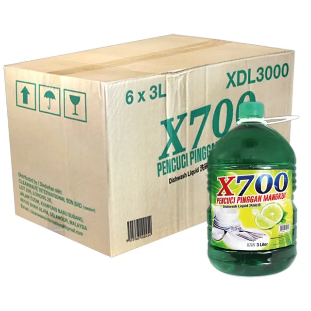 X700 Pencuci Pinggan Limau 6*3l