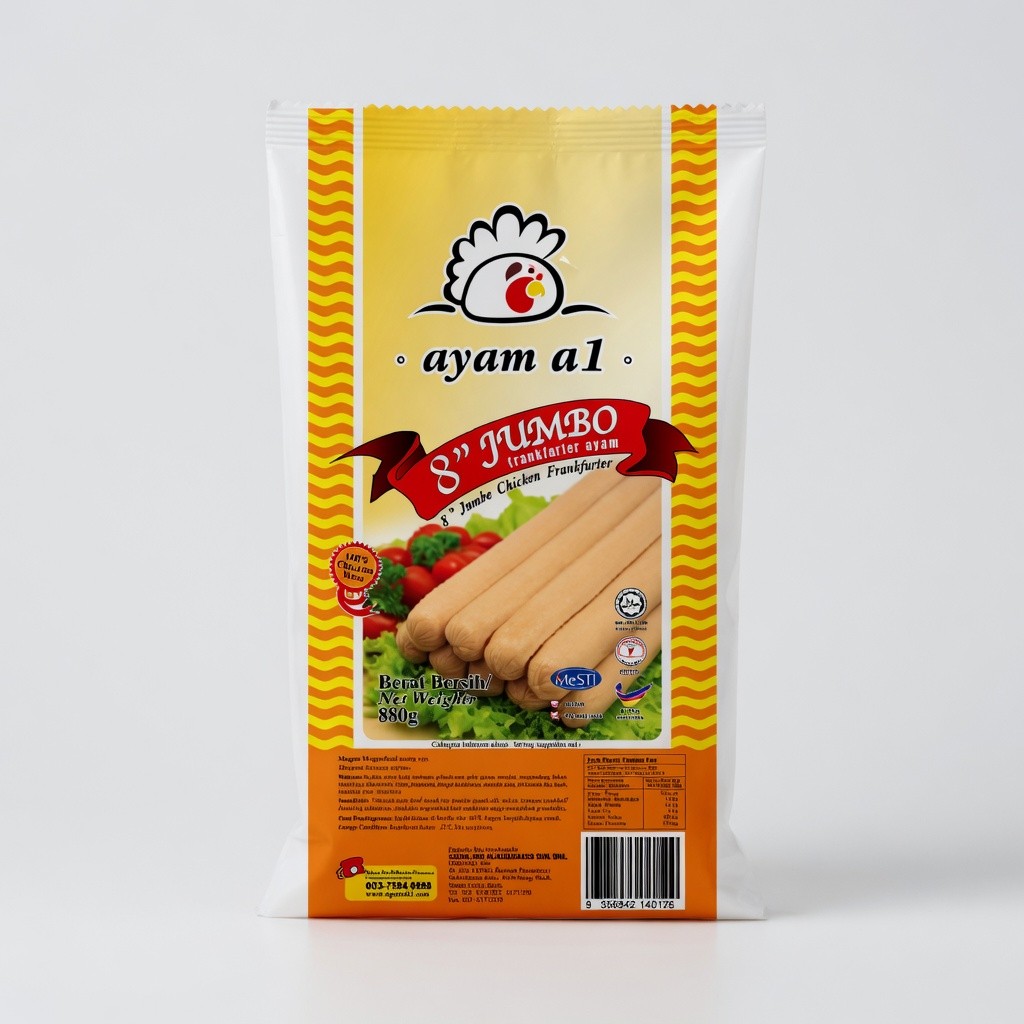 Ayam A1 Jumbo Chicken Frank