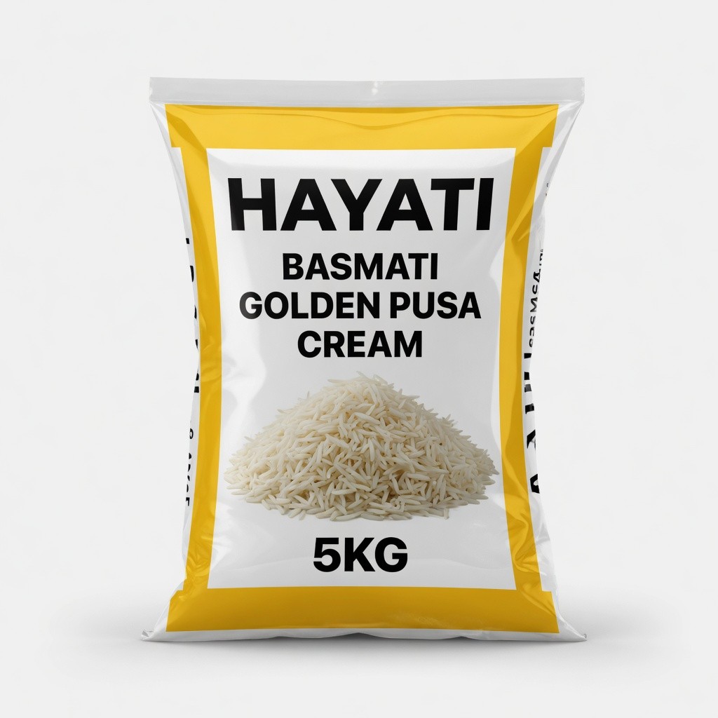 Hayati Basmati Golden Pusa Cream 5kg