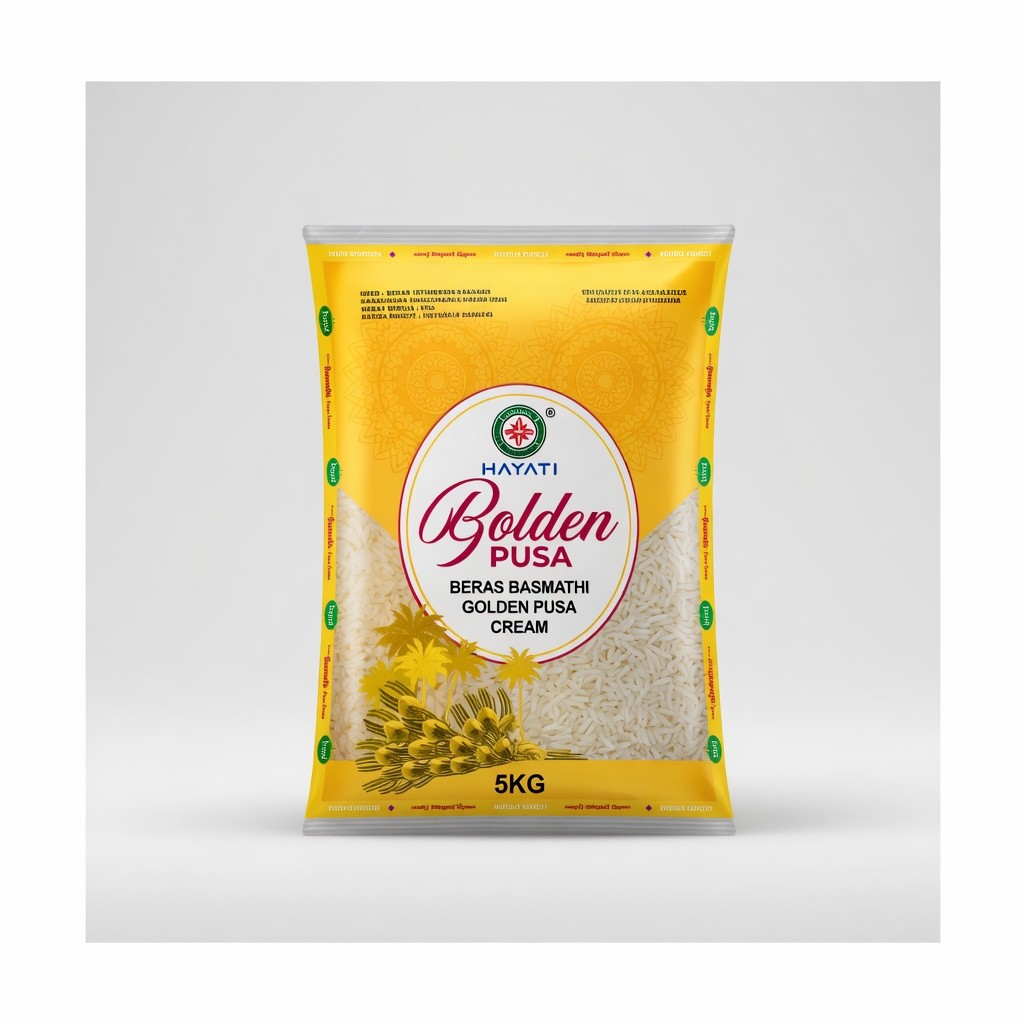 Hayati Beras Basmathi Golden Pusa Cream