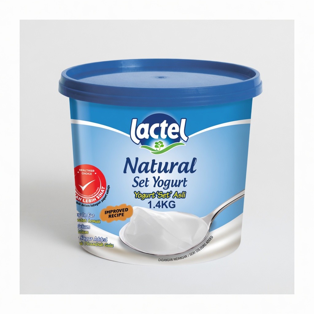 Lactel Natural Set Yogurt 1.4kg