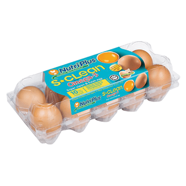 S-Clean Nutriplus Telur Omega 3 10S