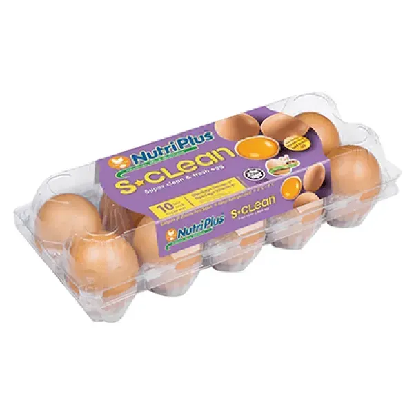 S-Clean Nutriplus Telur Segar 10S