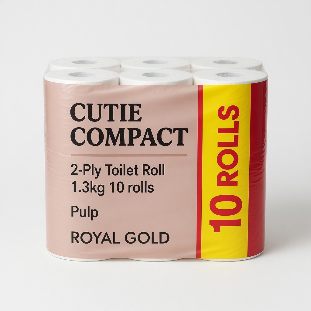 Cutie Compact 2-Ply Toilet Roll