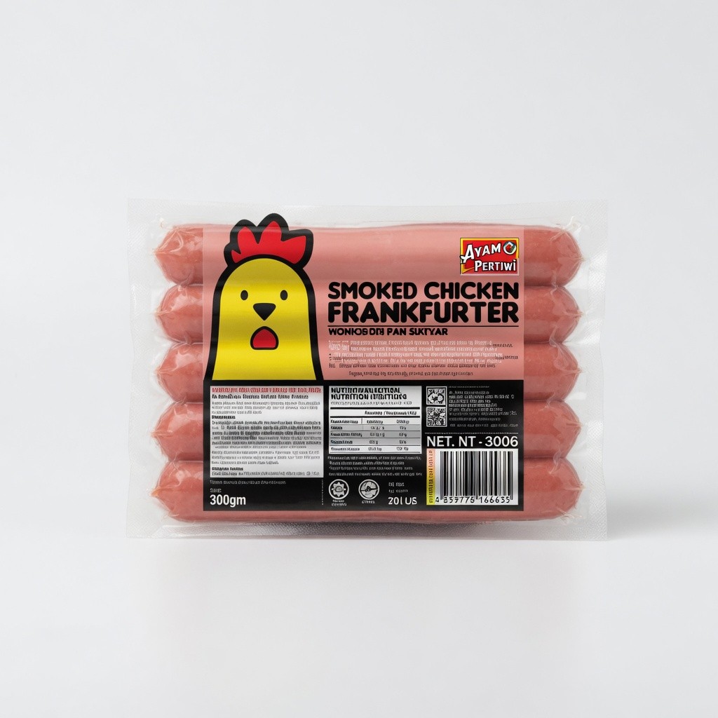 Ayam Pertiwi Smoked Chicken Frankfurters 300g